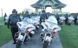 2013 Memorial Service - Police motorcade (1)