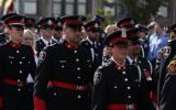 2014 Memorial Service - Officers walking to memorial service