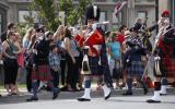 2014 Memorial Service - Bagpipers marching to memorial service