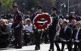 2014 Memorial Service - Officers presenting memorial wreath (9)