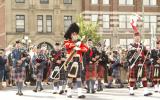 2014 Memorial Service - Bagpipers marching and performing (2)