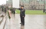 2012 Memorial Service - officers presenting memorial wreath (8)
