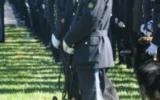 2004 Memorial Service - Police officers and canine at attention at memorial ceremony (2)