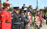 2013 Memorial Service - Officers presenting memorial wreath (1)