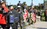 2013 Memorial Service - Officers presenting memorial wreath (2)