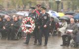 2012 Memorial Service - officers presenting memorial wreath (6)