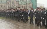 2012 Memorial Service - Marching officers paying respects (7)