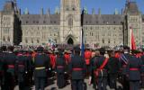 2004 Memorial Service - Police officers at memorial ceremony in front of Parliament Building (7)